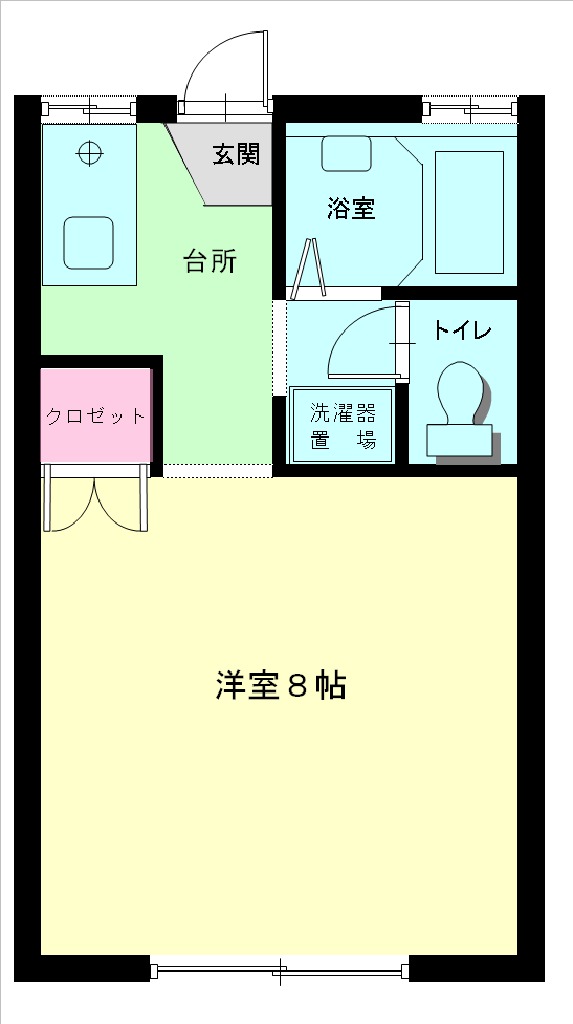 グランデュール米ケ袋　202号室