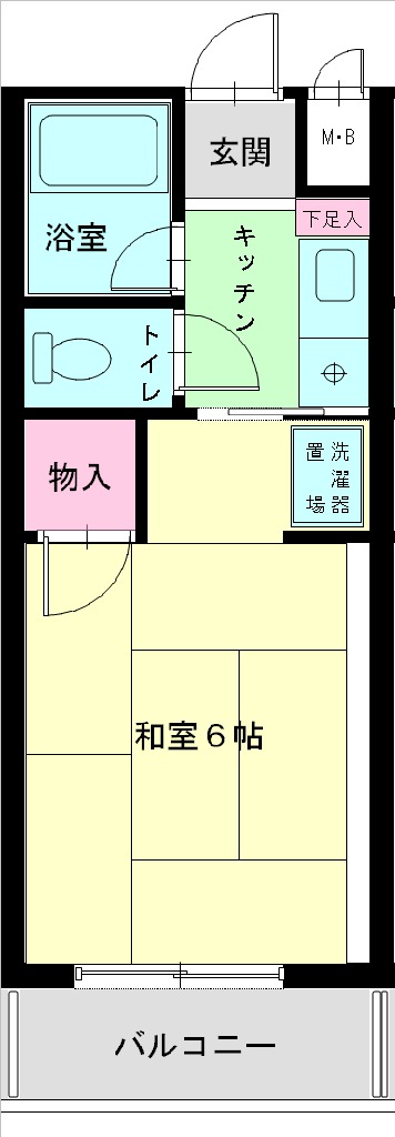 八木山グランドハイツ　202号室