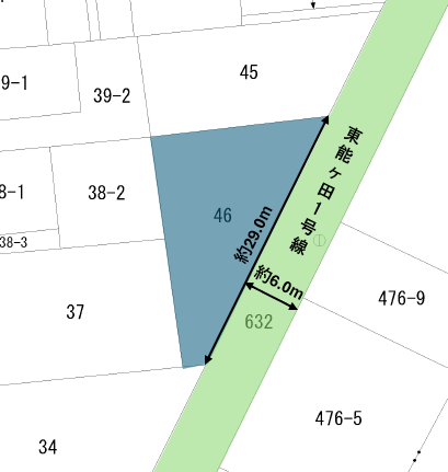 多賀城市伝上山三丁目売り土地