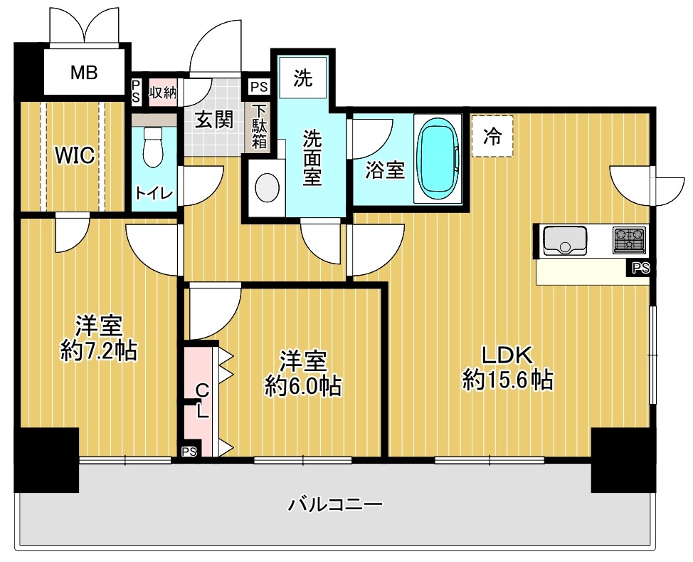 Dクラディア仙台五橋 203号室